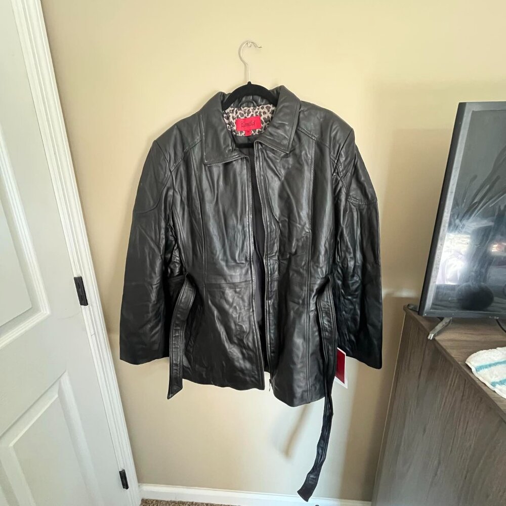 Women's Excelled Leather Jacket, 2XL